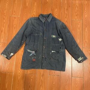 Japanese brand sashiko boro kapital style jacket shirt